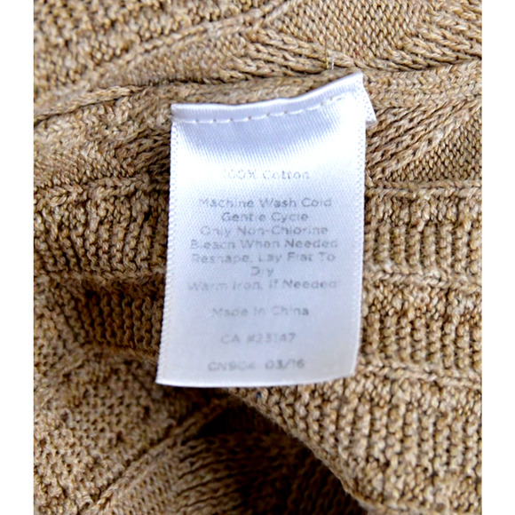 Talbots Sweatshirt Womens Brown XL Knit Long SLeeve Pullover - Picture 5 of 8